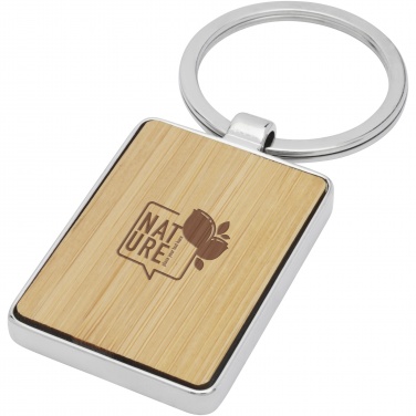 Logotrade corporate gifts photo of: Neta bamboo rectangular keychain