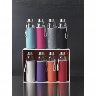 Logo trade promotional giveaways picture of: Bodhi 500 ml glass water bottle