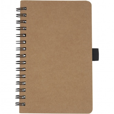 Logotrade promotional gift picture of: Cobble A6 wire-o recycled cardboard notebook with stone paper