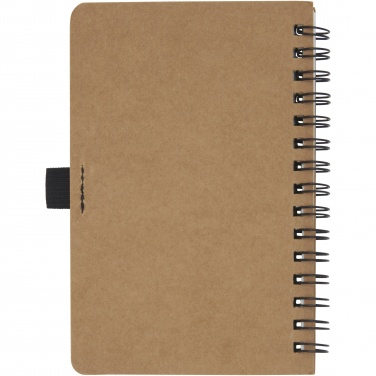 Logotrade promotional gifts photo of: Cobble A6 wire-o recycled cardboard notebook with stone paper