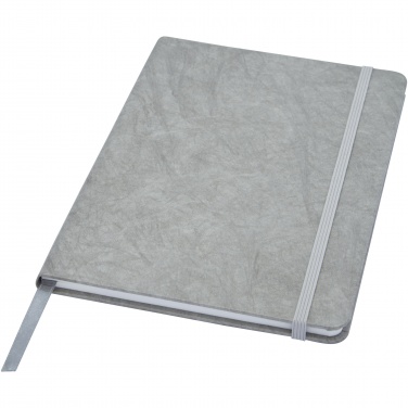 Logo trade promotional gifts image of: Breccia A5 stone paper notebook