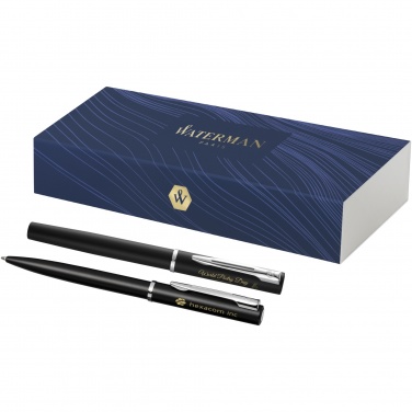 Logotrade promotional gifts photo of: Waterman Allure ballpoint and rollerball pen set