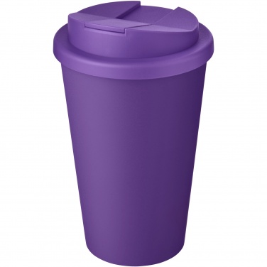 Logo trade promotional gifts picture of: Americano® Eco 350 ml recycled tumbler with spill-proof lid