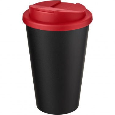 Logo trade promotional products image of: Americano® Eco 350 ml recycled tumbler with spill-proof lid