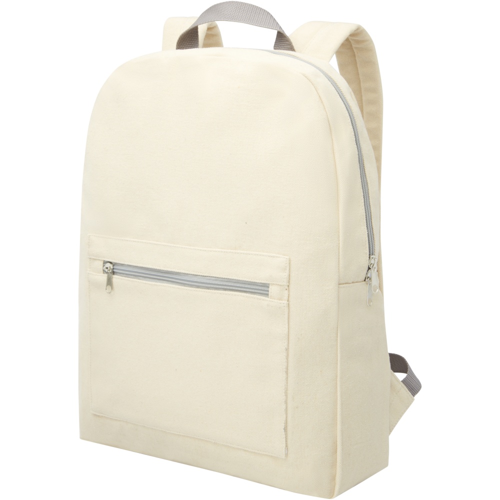 Logotrade corporate gift image of: Pheebs 450 g/m² recycled cotton and polyester backpack 10L