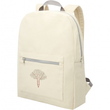 Logotrade promotional merchandise image of: Pheebs 450 g/m² recycled cotton and polyester backpack 10L