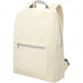 Pheebs 450 g/m² recycled cotton and polyester backpack 10L, Natural