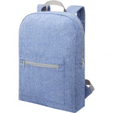 Logotrade promotional merchandise image of: Pheebs 450 g/m² recycled cotton and polyester backpack 10L