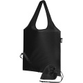 Sabia RPET foldable tote bag 7L, Solid black