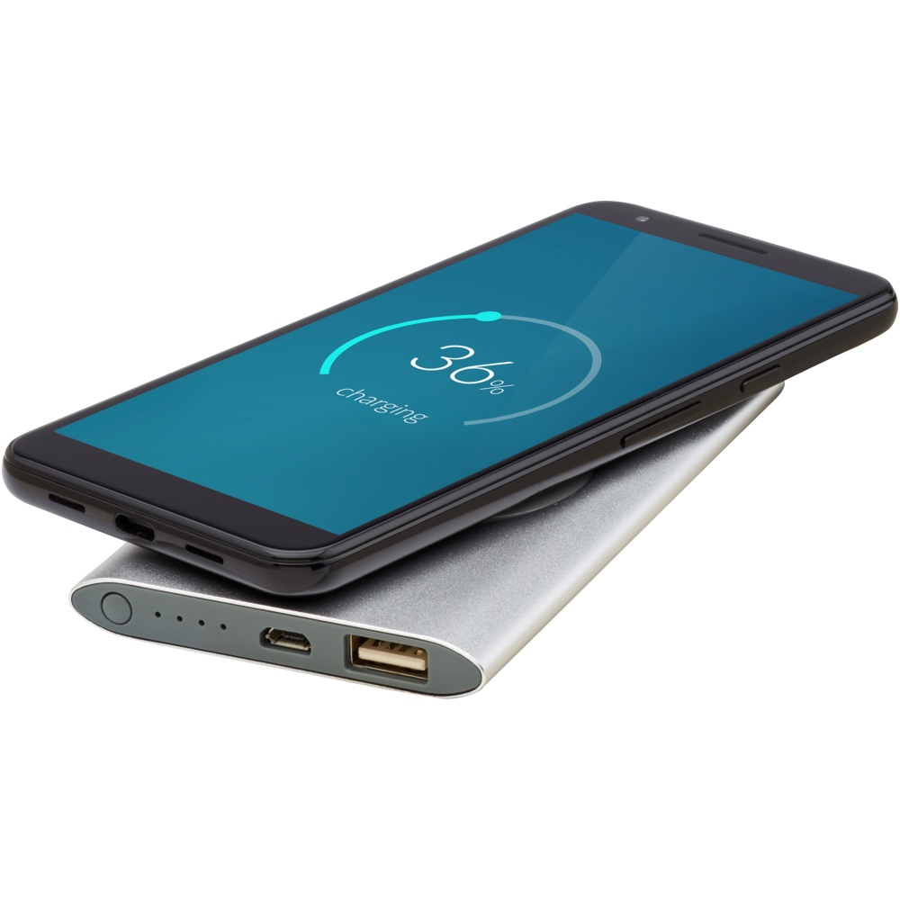 Logo trade promotional items image of: Juice 4000mAh wireless power bank 