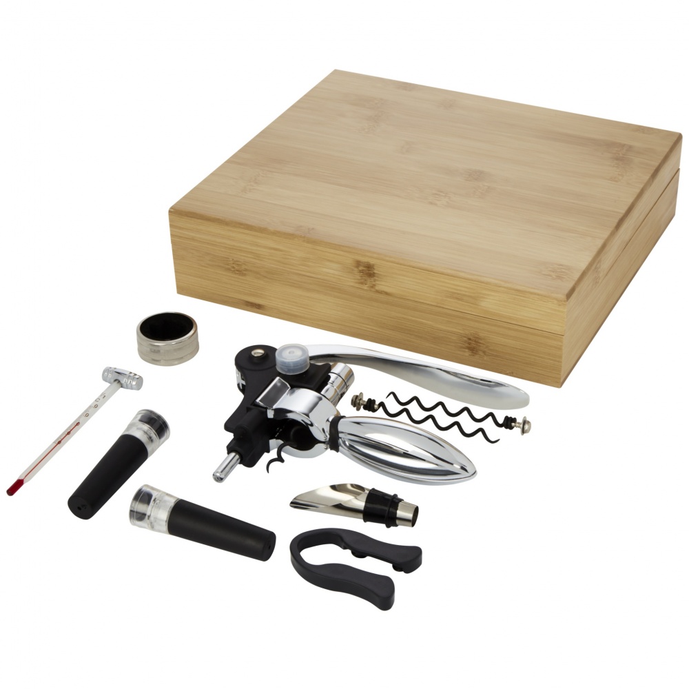 Logo trade business gift photo of: Malbick 9-piece wine set