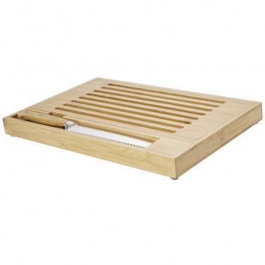 Logotrade business gift image of: Pao bamboo cutting board with knife