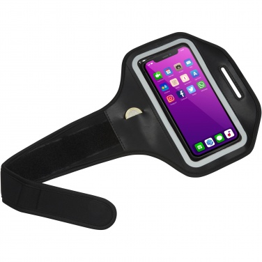 Logotrade advertising products photo of: Haile reflective smartphone bracelet with transparent cover