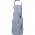 Pheebs 200 g/m² recycled cotton apron, Heather blue