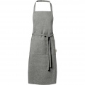 Pheebs 200 g/m² recycled cotton apron, Heather black