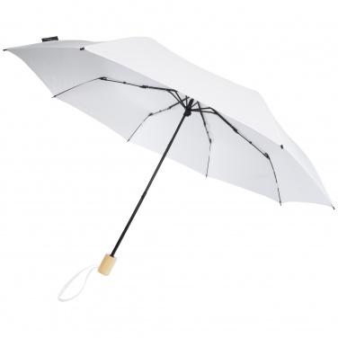 Logo trade promotional items picture of: Birgit 21'' foldable windproof recycled PET umbrella