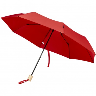 Logotrade promotional item image of: Birgit 21'' foldable windproof recycled PET umbrella