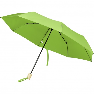 Logotrade advertising product image of: Birgit 21'' foldable windproof recycled PET umbrella