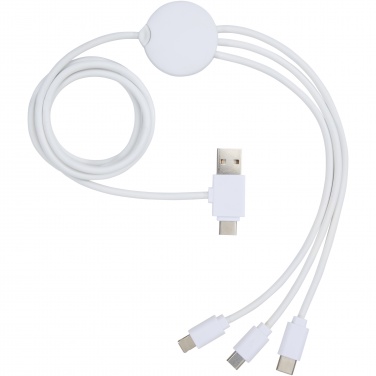 Logotrade promotional gift picture of: Pure 5-in-1 charging cable with antibacterial additive