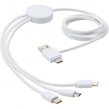 Logo trade corporate gifts picture of: Pure 5-in-1 charging cable with antibacterial additive