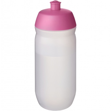 Logo trade business gift photo of: HydroFlex™ Clear 500 ml squeezy sport bottle