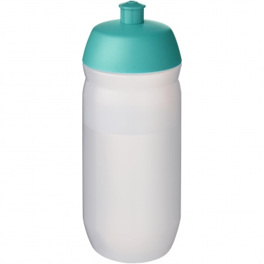 Logo trade promotional merchandise photo of: HydroFlex™ Clear 500 ml squeezy sport bottle