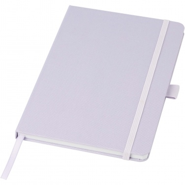 Logo trade promotional product photo of: Honua A5 recycled paper notebook with recycled PET cover