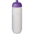 HydroFlex™ Clear 750 ml squeezy sport bottle, Purple / Frosted clear