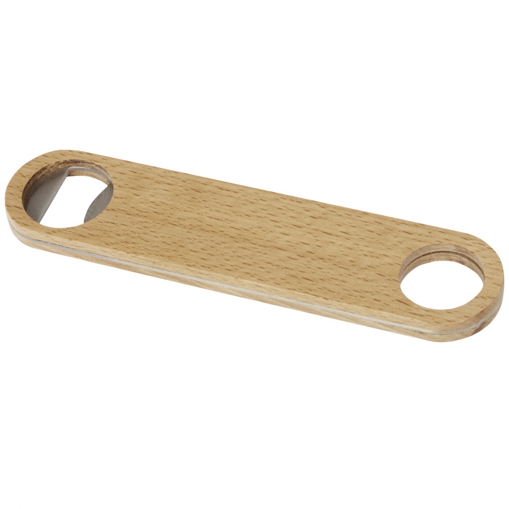 Logo trade business gift photo of: Origina wooden bottle opener