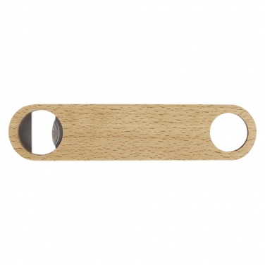 Logo trade promotional items image of: Origina wooden bottle opener