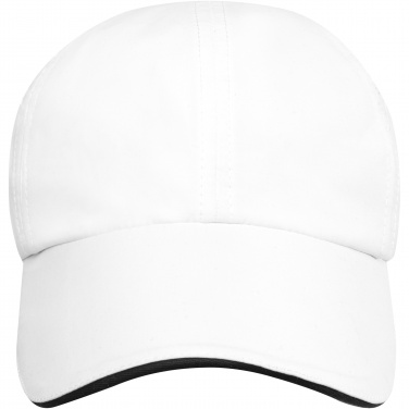 Logo trade promotional giveaways picture of: Morion 6 panel GRS recycled cool fit sandwich cap