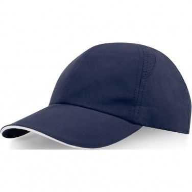 Logo trade business gift photo of: Morion 6 panel GRS recycled cool fit sandwich cap