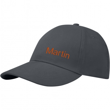 Logo trade advertising products image of: Trona 6 panel GRS recycled cap