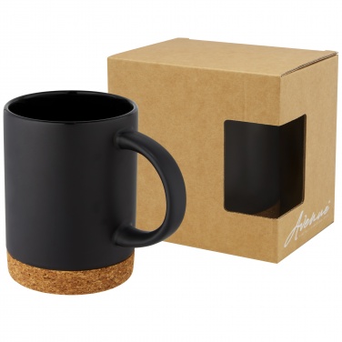 Logotrade promotional giveaway picture of: Neiva 425 ml ceramic mug with cork base