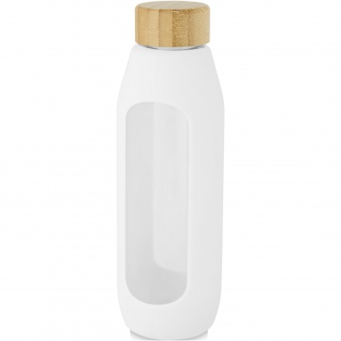 Logo trade business gift photo of: Tidan 600 ml borosilicate glass bottle with silicone grip