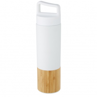 Logo trade promotional merchandise photo of: Torne 540 ml  stainless steel bottle with bamboo outer wall