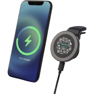 Logo trade advertising products picture of: Magclick 10W wireless magnetic car charger