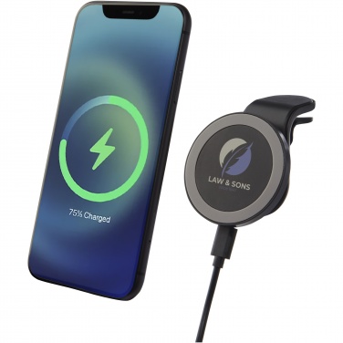 Logo trade promotional gifts picture of: Magclick 10W wireless magnetic car charger