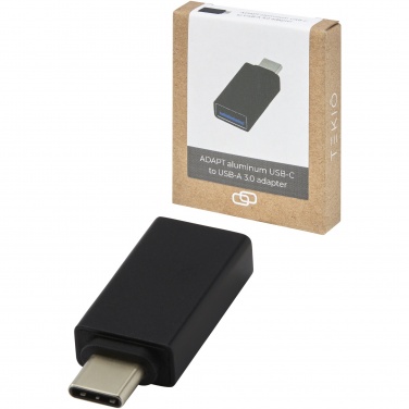 Logo trade corporate gifts picture of: ADAPT aluminum USB-C to USB-A 3.0 adapter