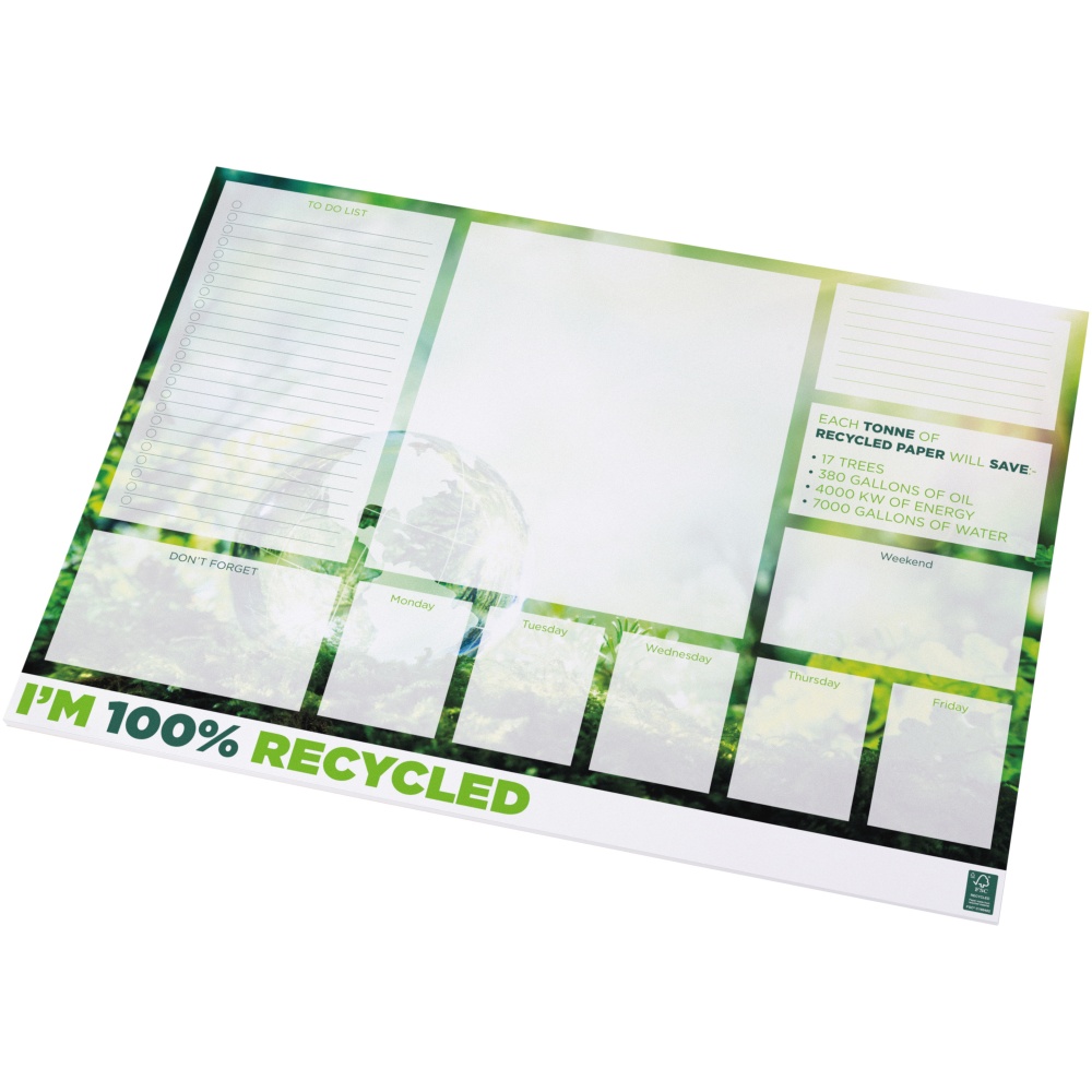 Logotrade advertising product picture of: Desk-Mate® A2 recycled notepad