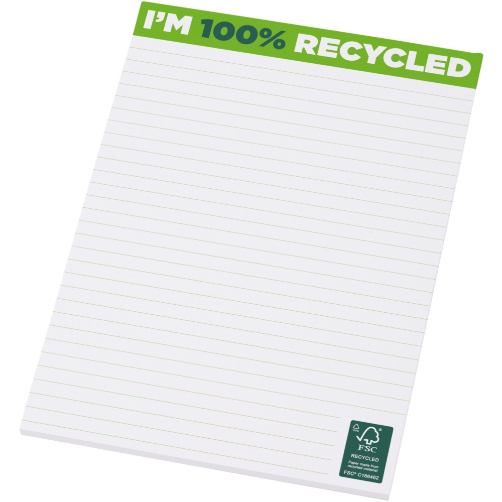 Logo trade advertising products image of: Desk-Mate® A5 recycled notepad