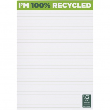 Logotrade corporate gift image of: Desk-Mate® A5 recycled notepad