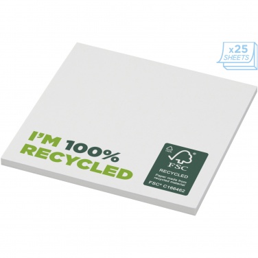 Logo trade promotional products picture of: Sticky-Mate® recycled sticky notes 75 x 75 mm