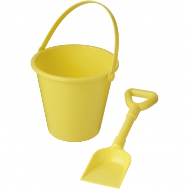 Logo trade promotional products image of: Tides recycled beach bucket and spade