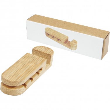 Logo trade promotional giveaway photo of: Edulis bamboo cable manager 