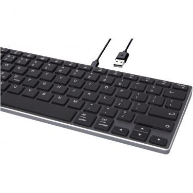 Logotrade promotional giveaway image of: Hybrid performance Bluetooth keyboard - QWERTY