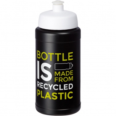 Logo trade advertising product photo of: Baseline 500 ml recycled sport bottle