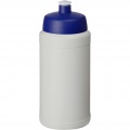 Baseline 500 ml recycled sport bottle, White / Blue