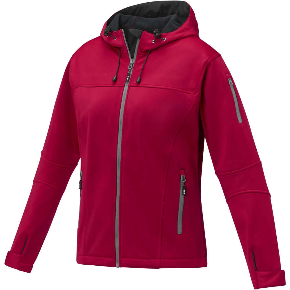 Logo trade promotional merchandise picture of: Match women's softshell jacket