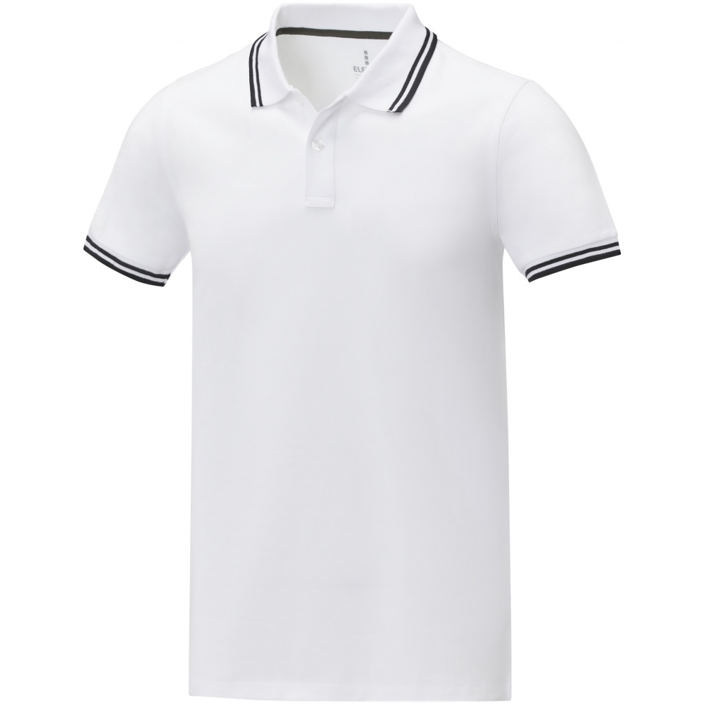 Logotrade promotional giveaways photo of: Amarago short sleeve men's tipping polo